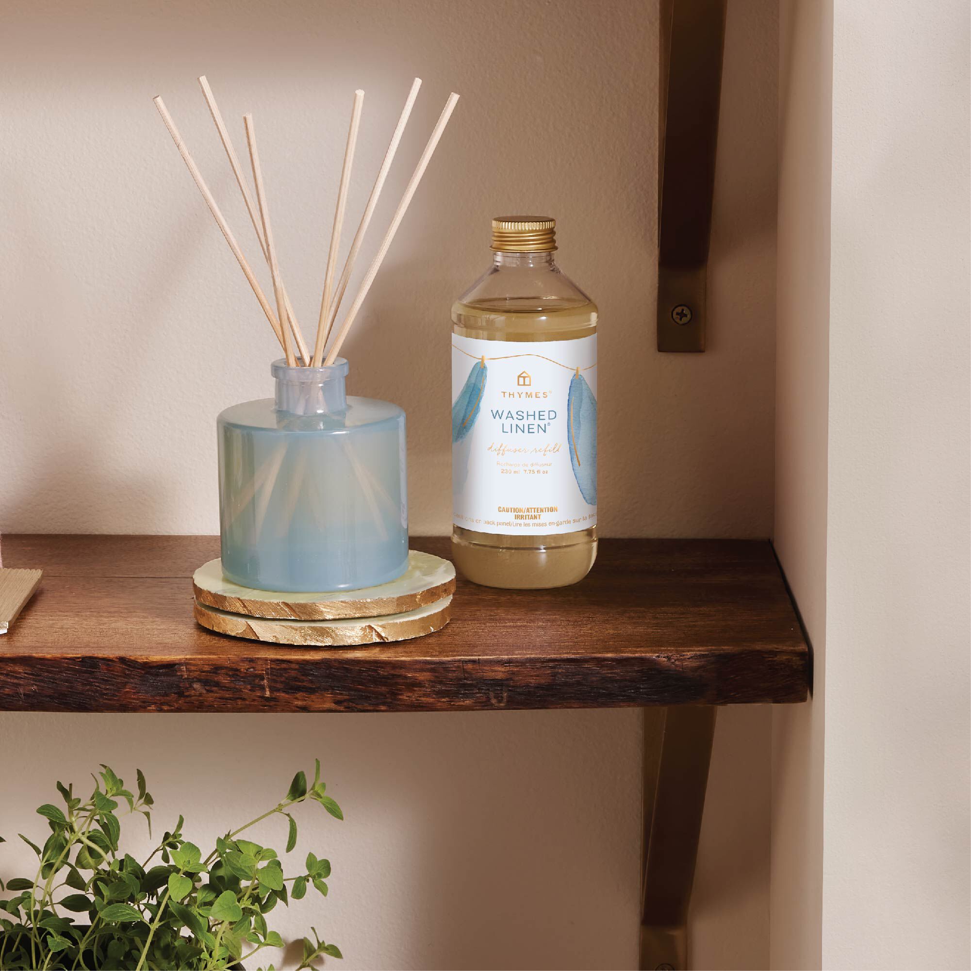 Washed Linen Petite Reed Diffuser - Image 2