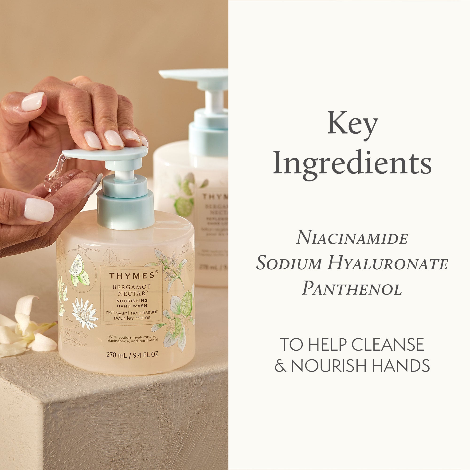 Bergamot Nectar Nourishing Hand Wash - Image 3