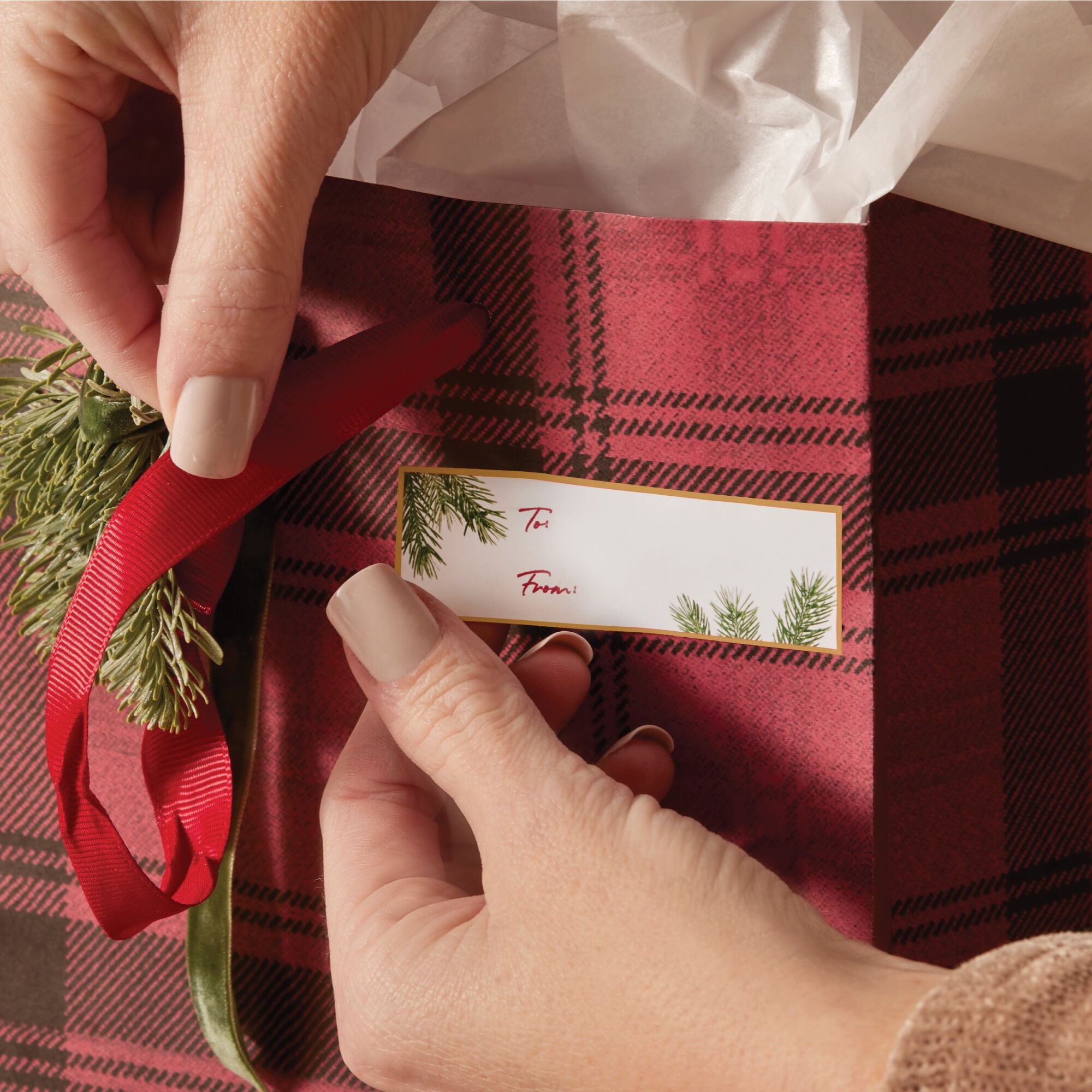 Frasier Fir® Fragranced Adhesive Gift Tags - Image 2