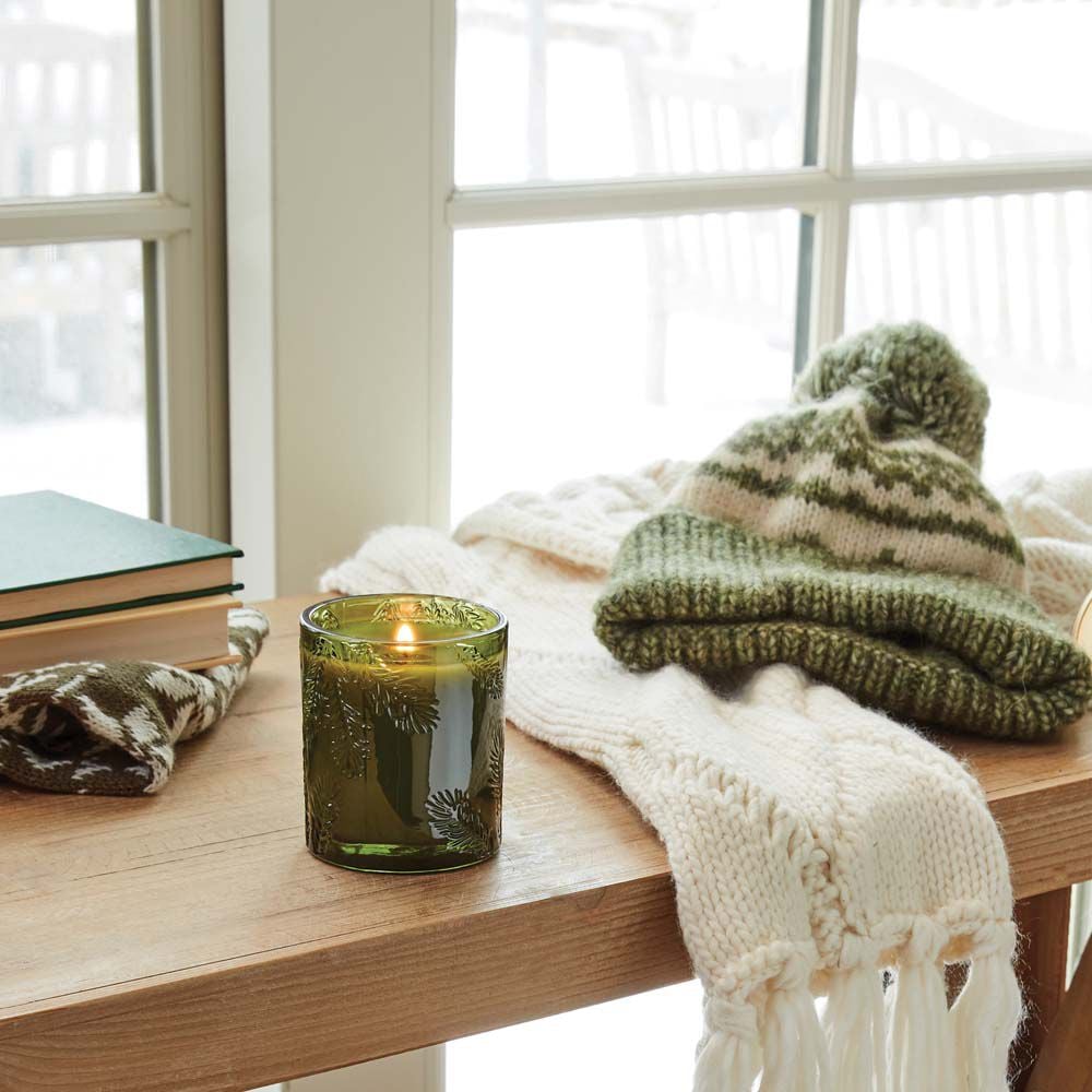 Frasier Fir? Green Glass Candle - Image 2