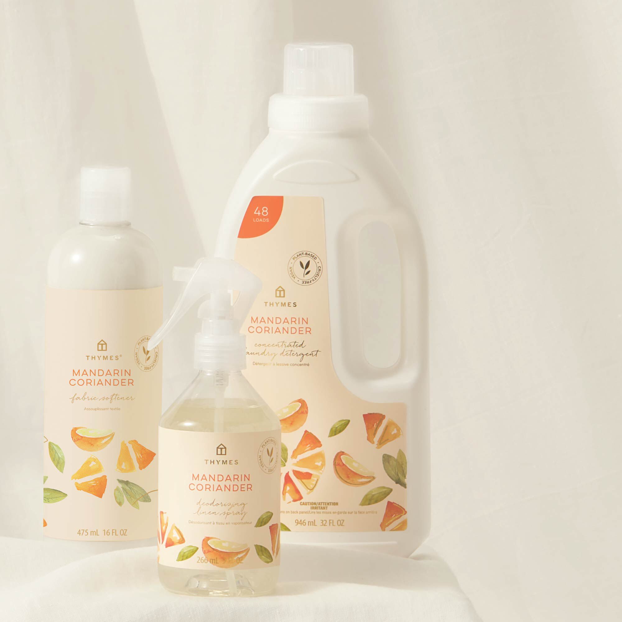 Mandarin Coriander Deodorizing Linen Spray - Image 2