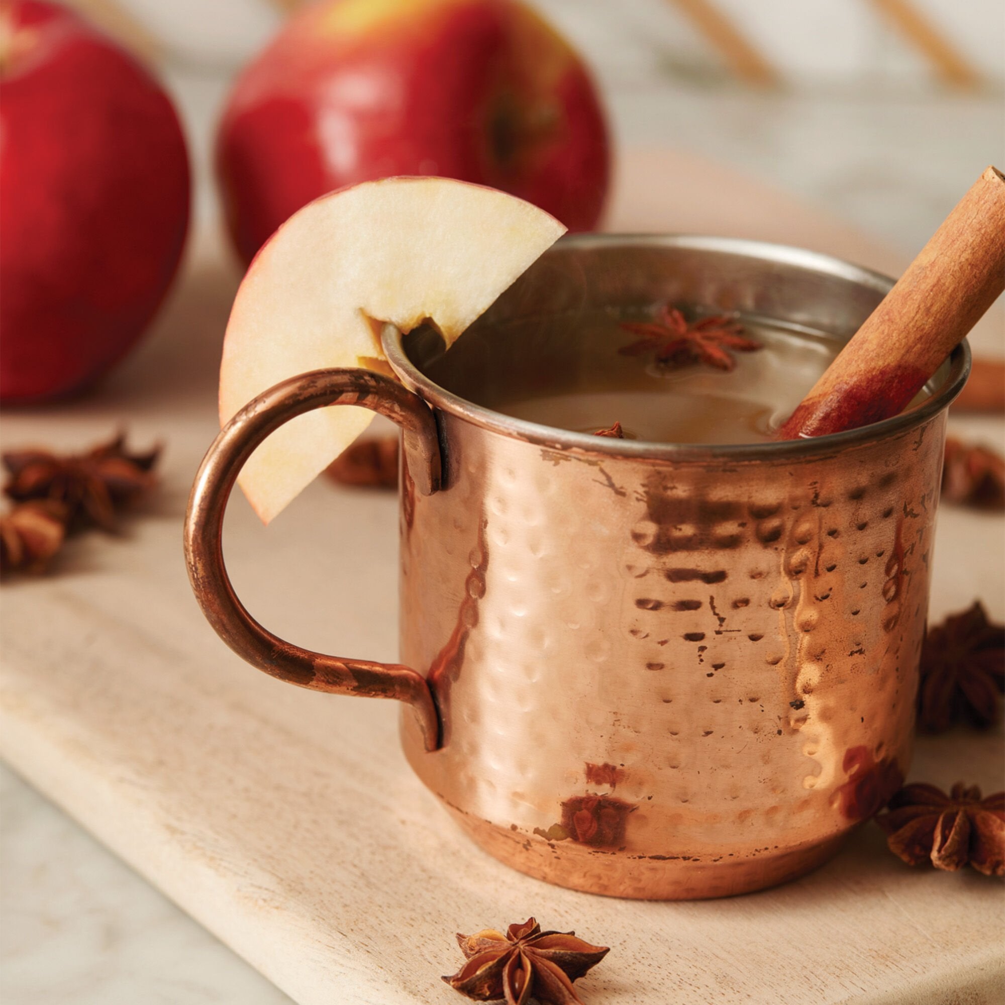 Simmered Cider Copper Cup Candle - Image 3