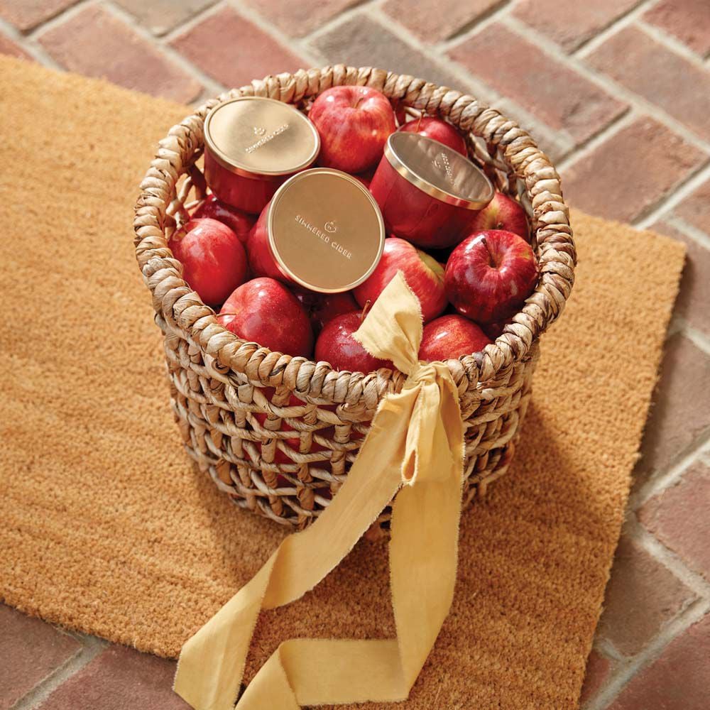 Simmered Cider Candle Tin with Gold Lid - Image 3