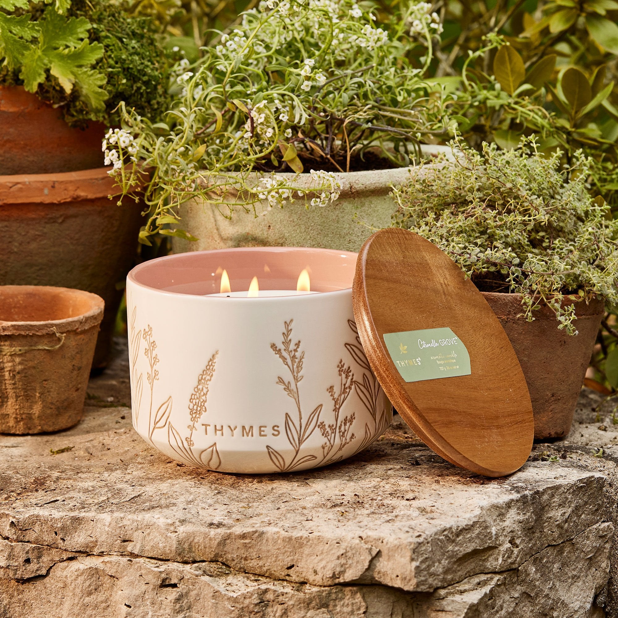 Outdoor Oasis Citronella Grove Large Candle - Image 3